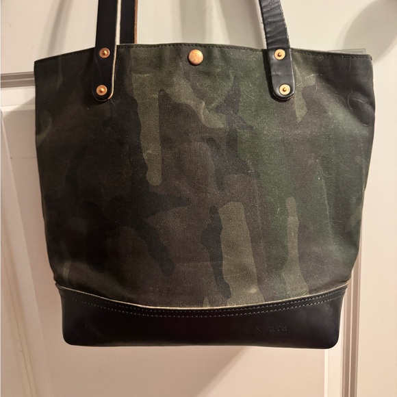 North End Bag co  leather tote bag “The Claire” paid $200 after taxes - Picture 2 of 7